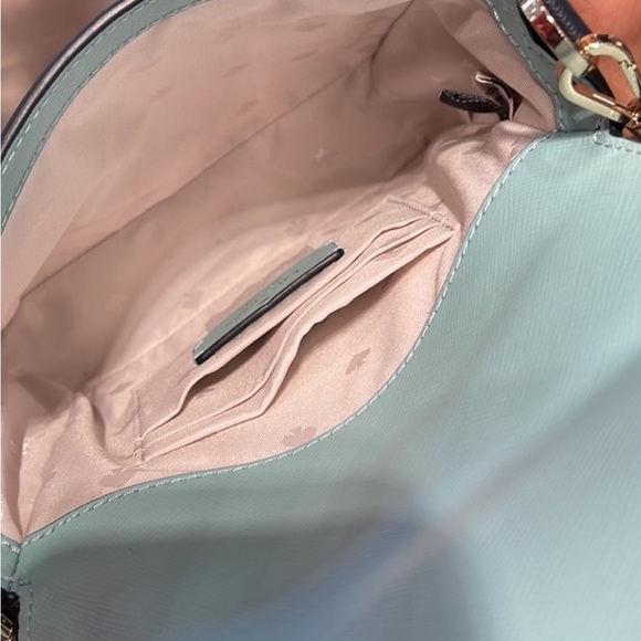 Kate spade Staci
Colorblock Square
Saffiano Crossbody Bag, Poolside Blue - Picture 3 of 10